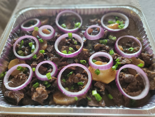 Beef Steak aka Bistek Tagalog Regular Tray (rice not included)